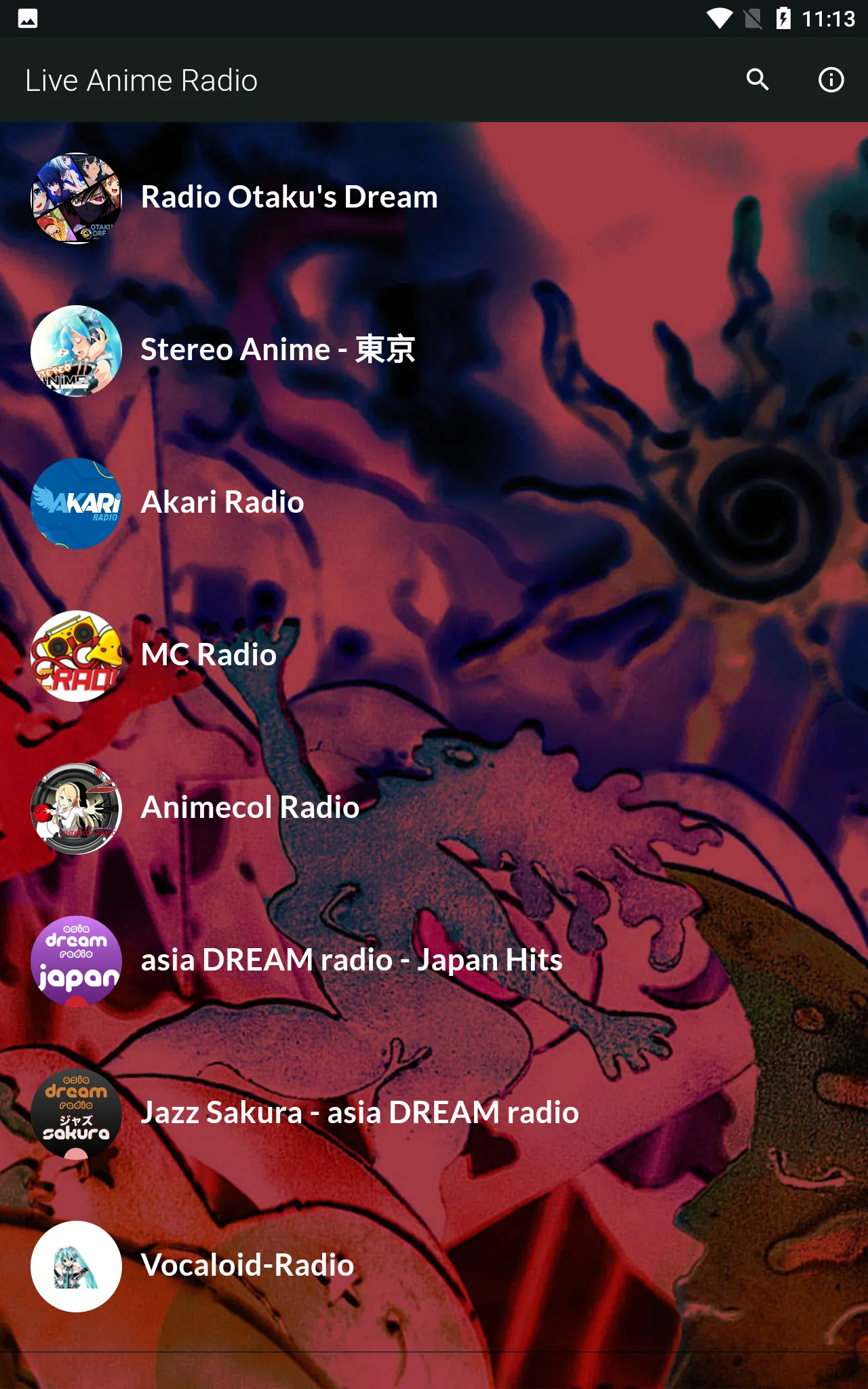 Live Anime Radio | Indus Appstore | Screenshot