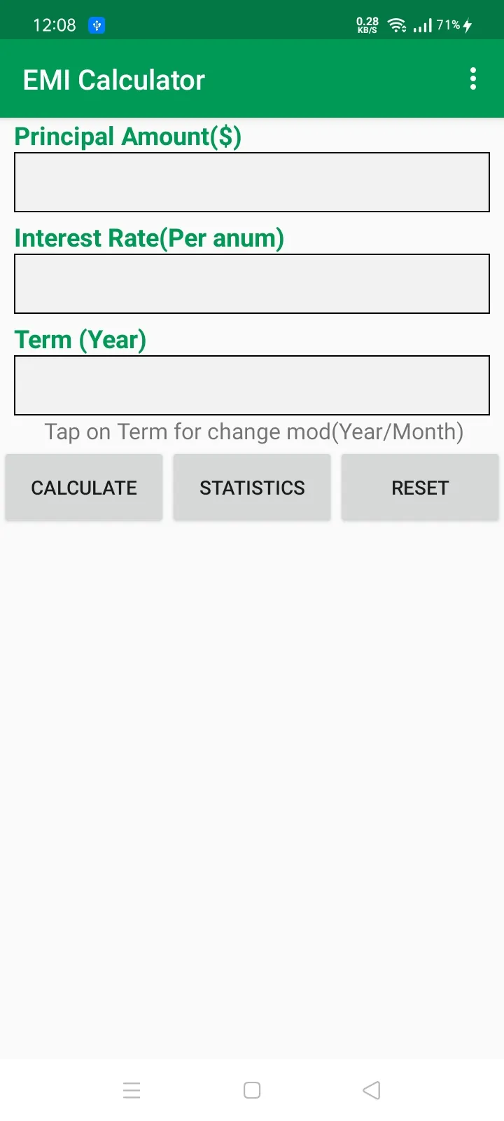 EMI Calculator | Indus Appstore | Screenshot