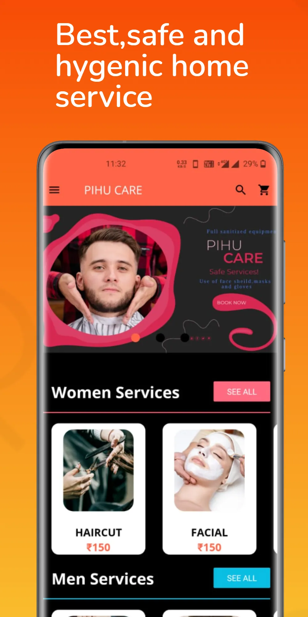 Pihu Care - Home Services | Indus Appstore | Screenshot