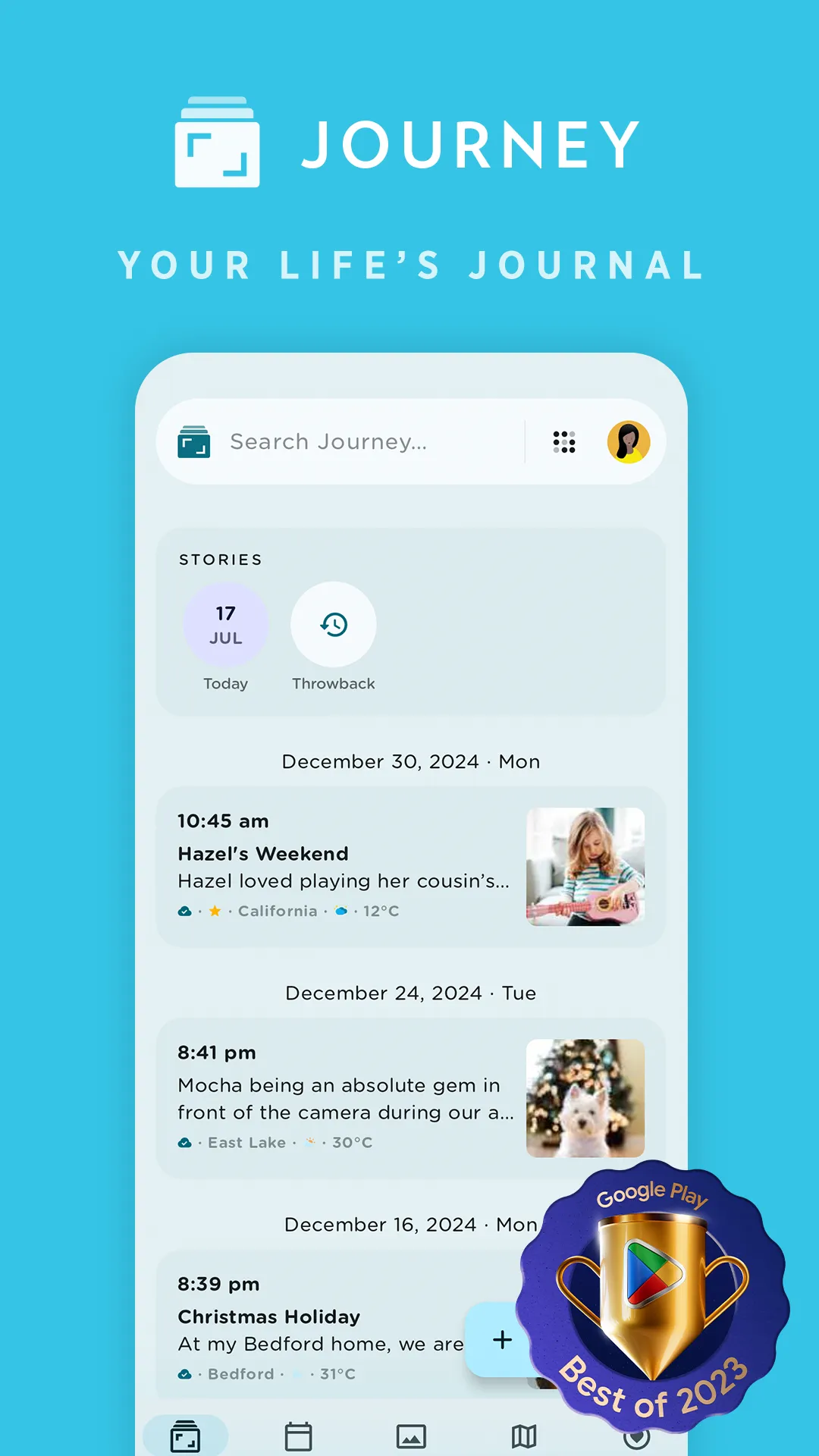 Journey: Diary, Journal, Notes | Indus Appstore | Screenshot