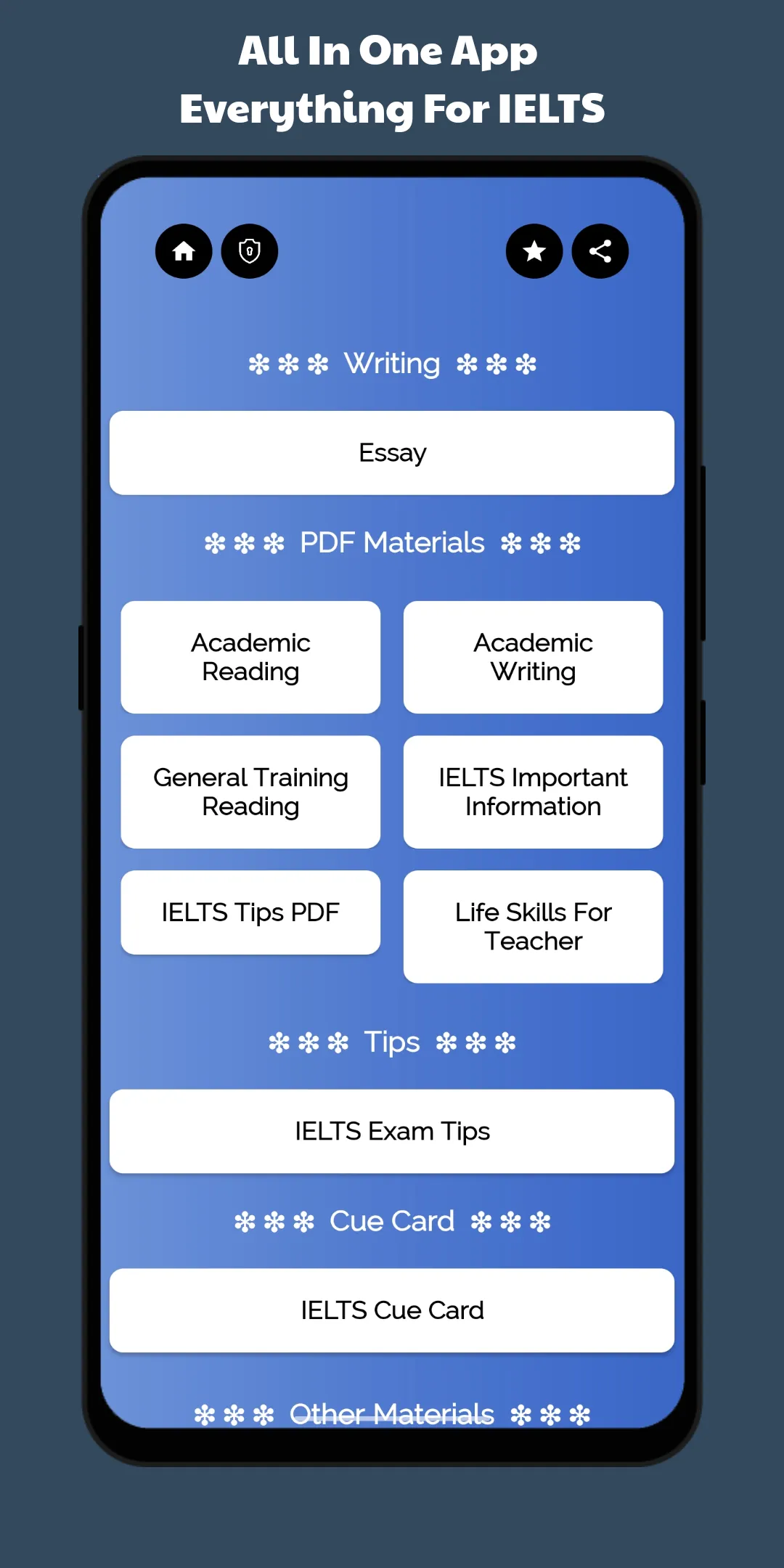 IELTS Exam Materials | Indus Appstore | Screenshot