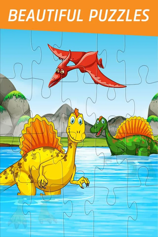 Dinosaur Puzzle Games For Kids | Indus Appstore | Screenshot