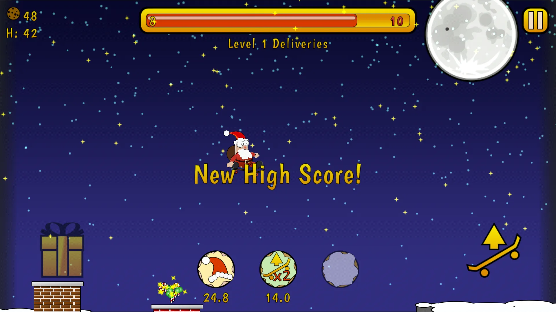 Santa Skate | Indus Appstore | Screenshot