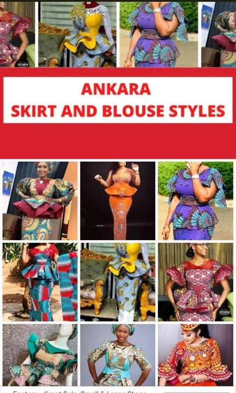 Ankara Skirt & Blouse Styles | Indus Appstore | Screenshot