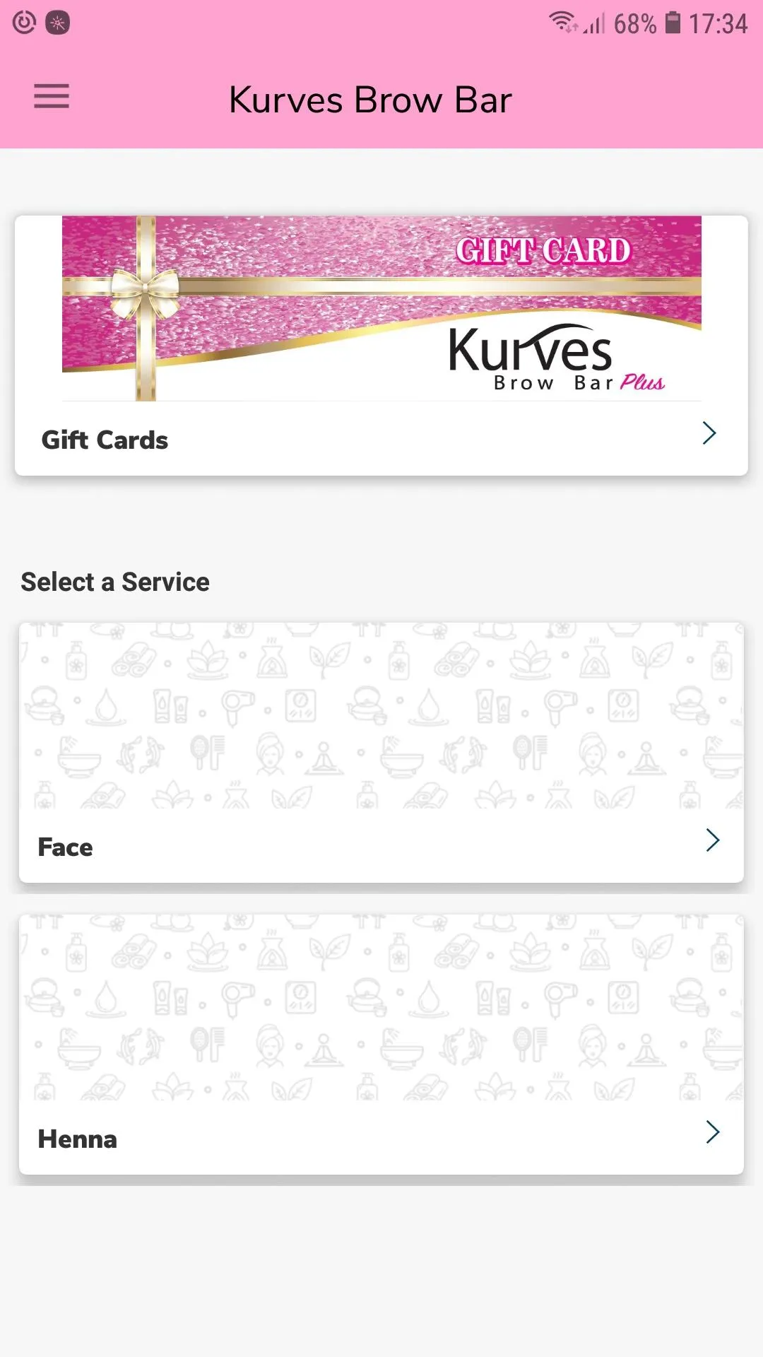 Kurves Brow Bar | Indus Appstore | Screenshot