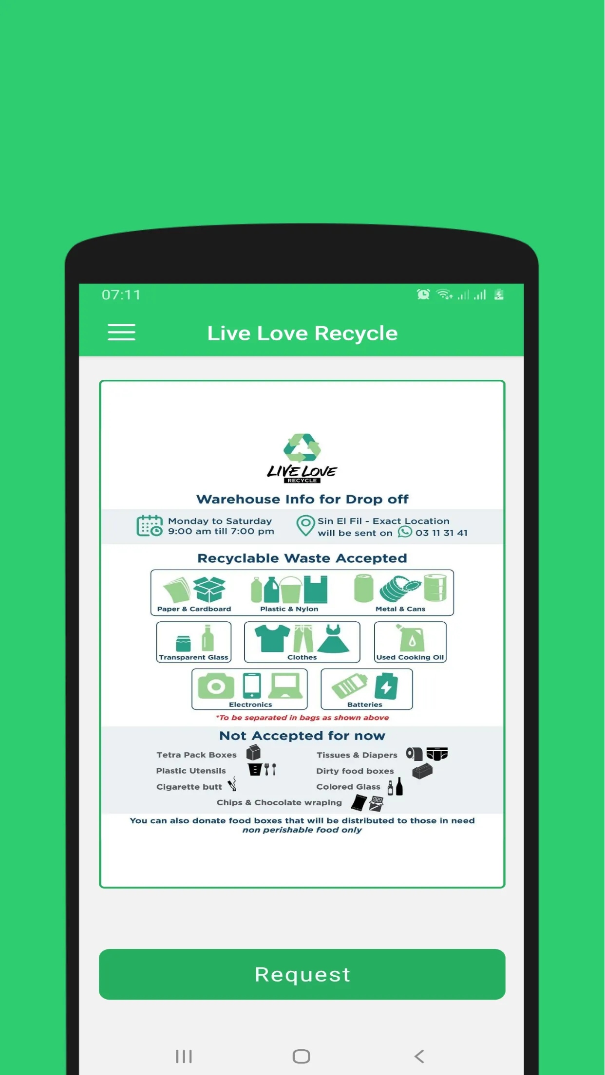 Live Love Recycle | Indus Appstore | Screenshot