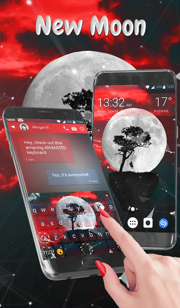 Moon Live Wallpaper Theme | Indus Appstore | Screenshot