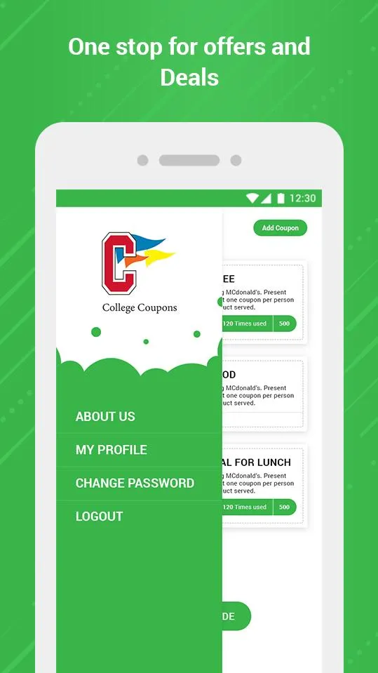 College Coupons: Business App | Indus Appstore | Screenshot