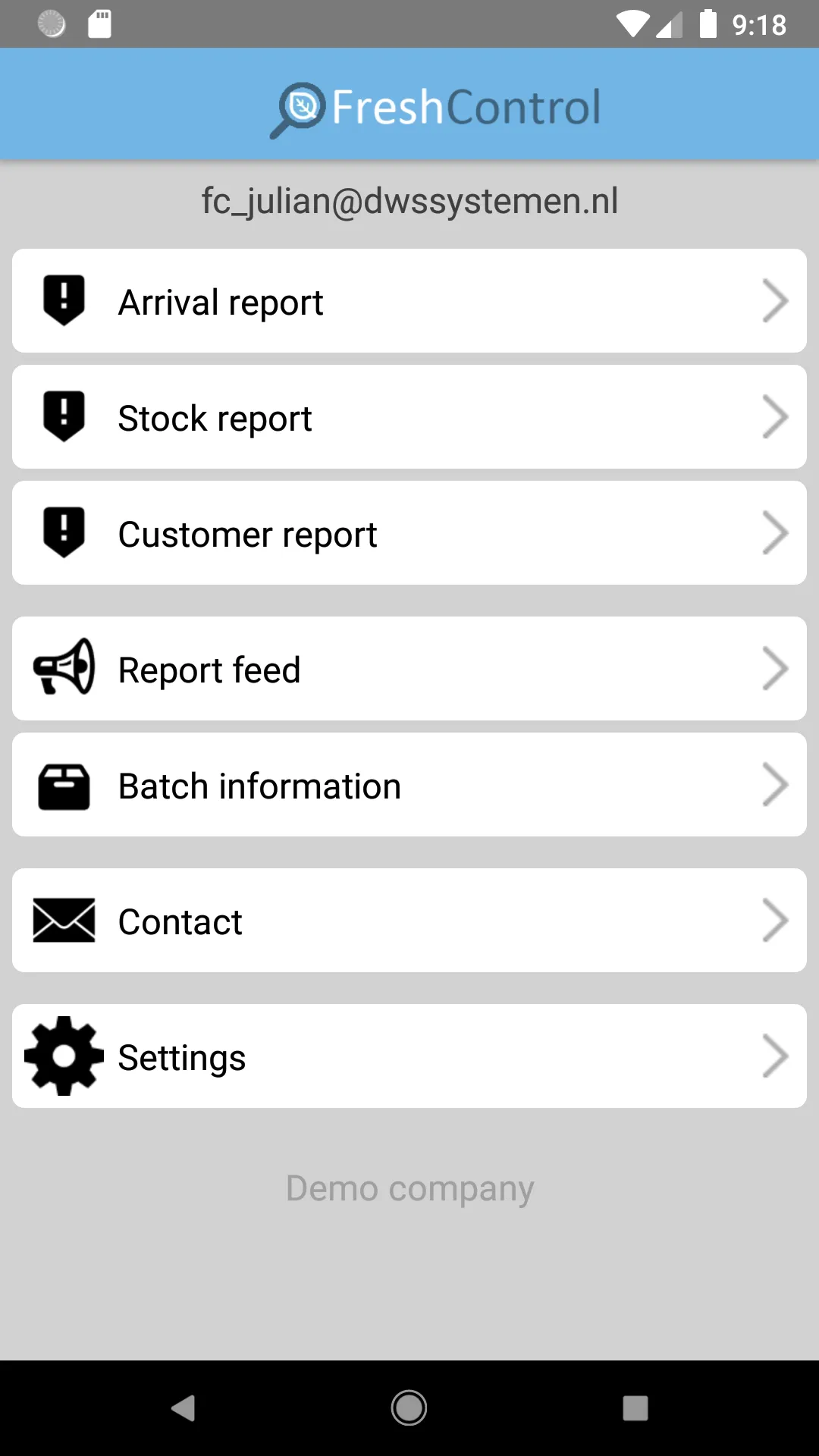 FreshControl QC App | Indus Appstore | Screenshot