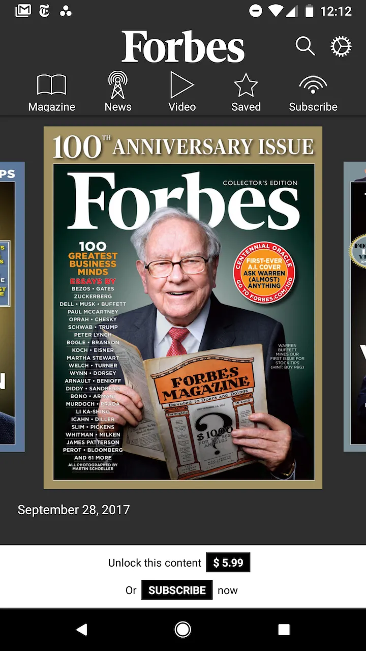 Forbes Magazine | Indus Appstore | Screenshot