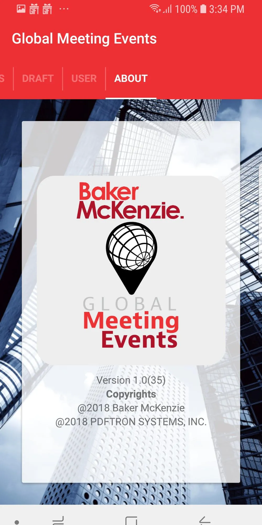 Global Meeting Events | Indus Appstore | Screenshot