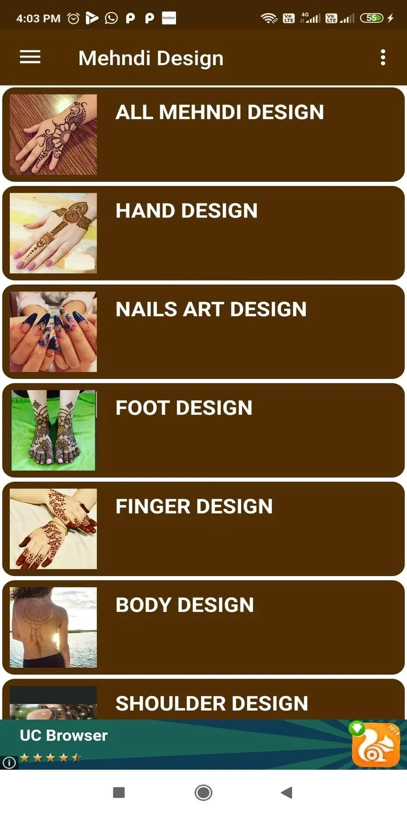 Mehndi Designs (offline) | Indus Appstore | Screenshot