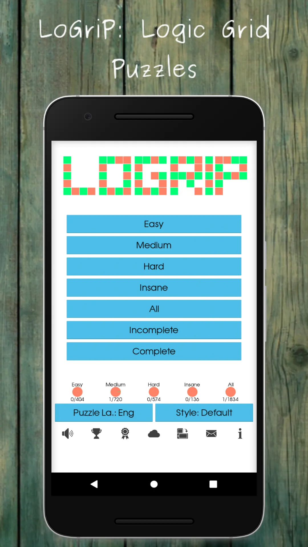 LoGriP (Logic Grid Puzzles) | Indus Appstore | Screenshot