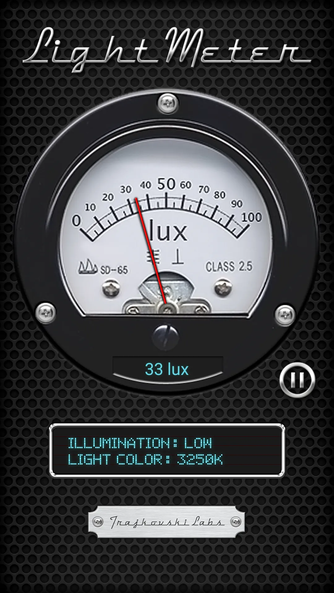 Light Meter - Lux & Kelvin | Indus Appstore | Screenshot