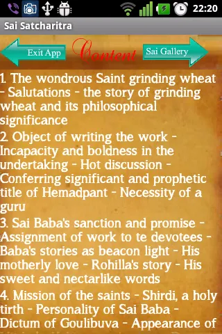 Shirdi Sai Satcharitra | Indus Appstore | Screenshot