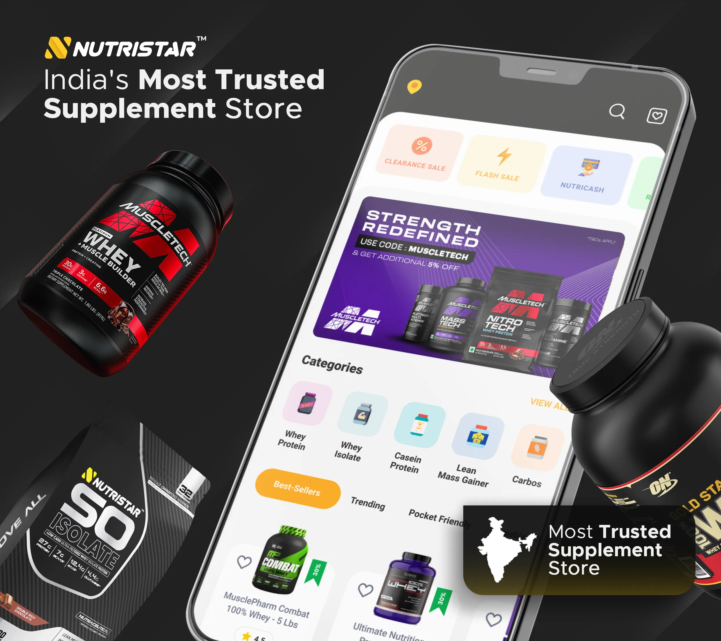 Nutristar: Genuine Supplements | Indus Appstore | Screenshot