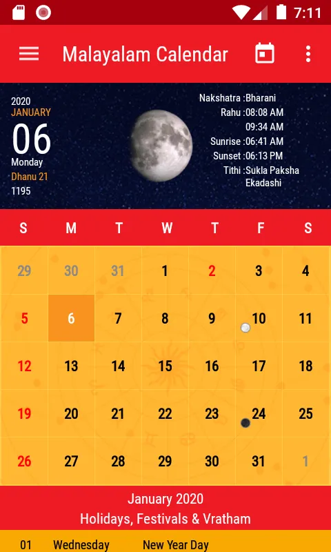 Malayalam Calendar 2024 | Indus Appstore | Screenshot