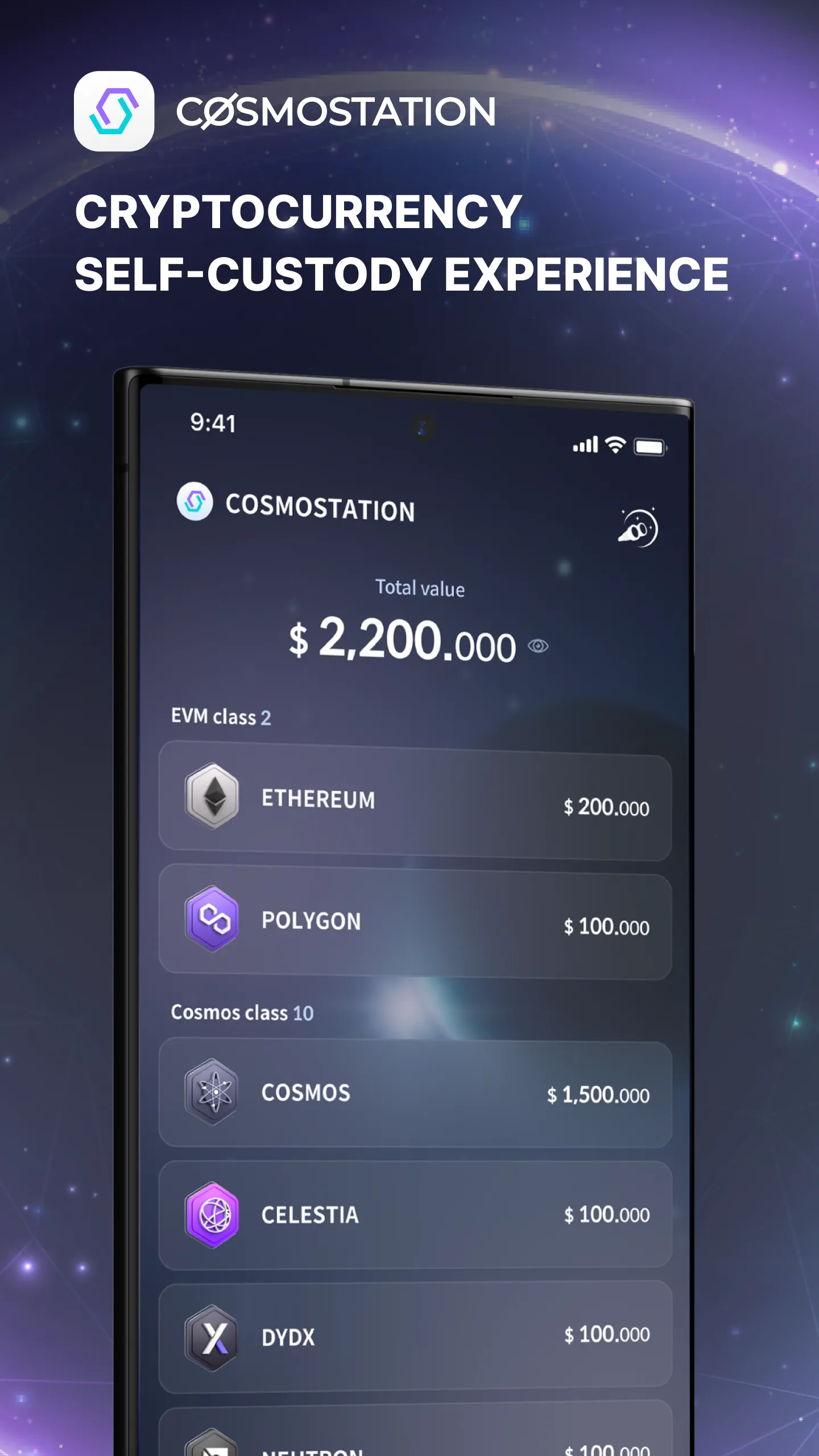 Cosmostation Interchain Wallet | Indus Appstore | Screenshot