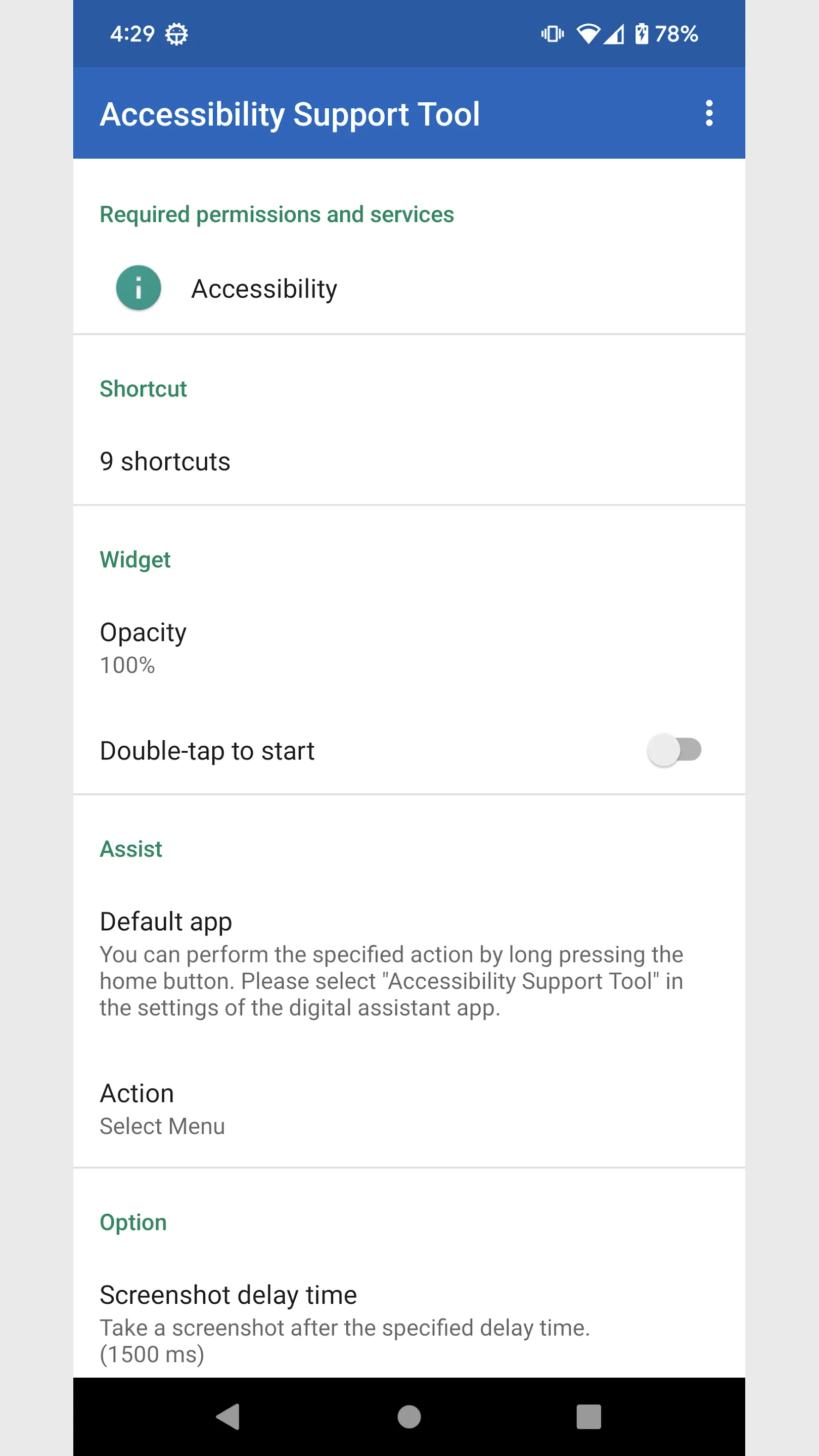 Accessibility Support Tool | Indus Appstore | Screenshot