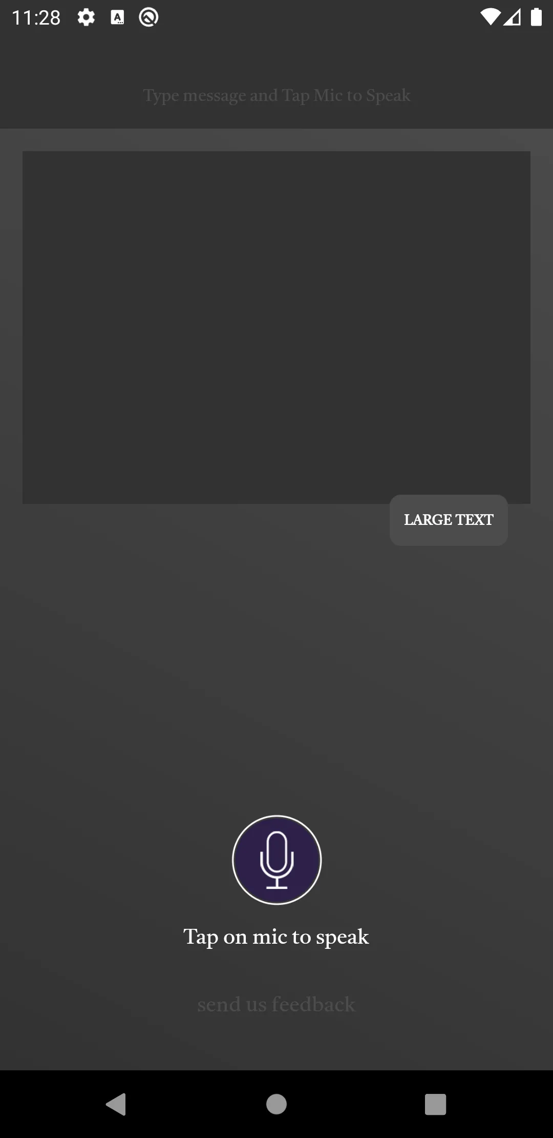 Speak Message - Large Text | Indus Appstore | Screenshot