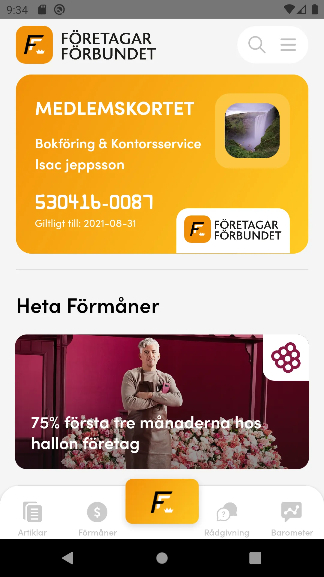 Företagarförbundet | Indus Appstore | Screenshot