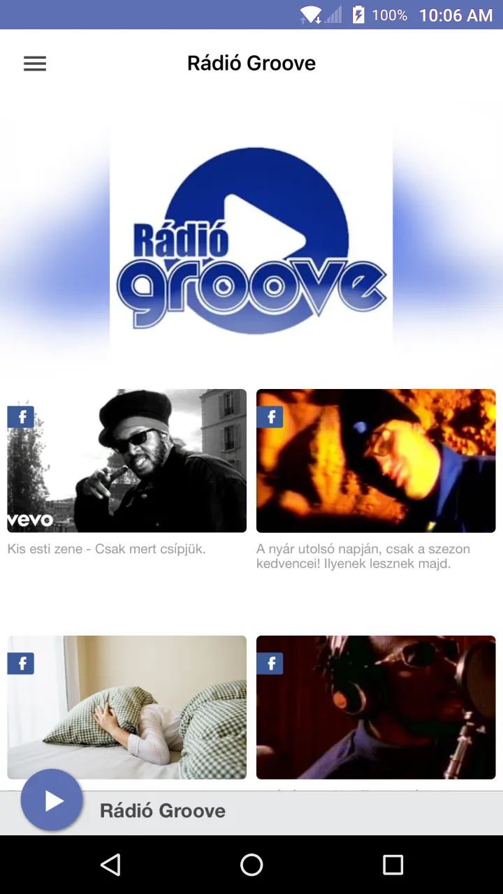 Rádió Groove | Indus Appstore | Screenshot