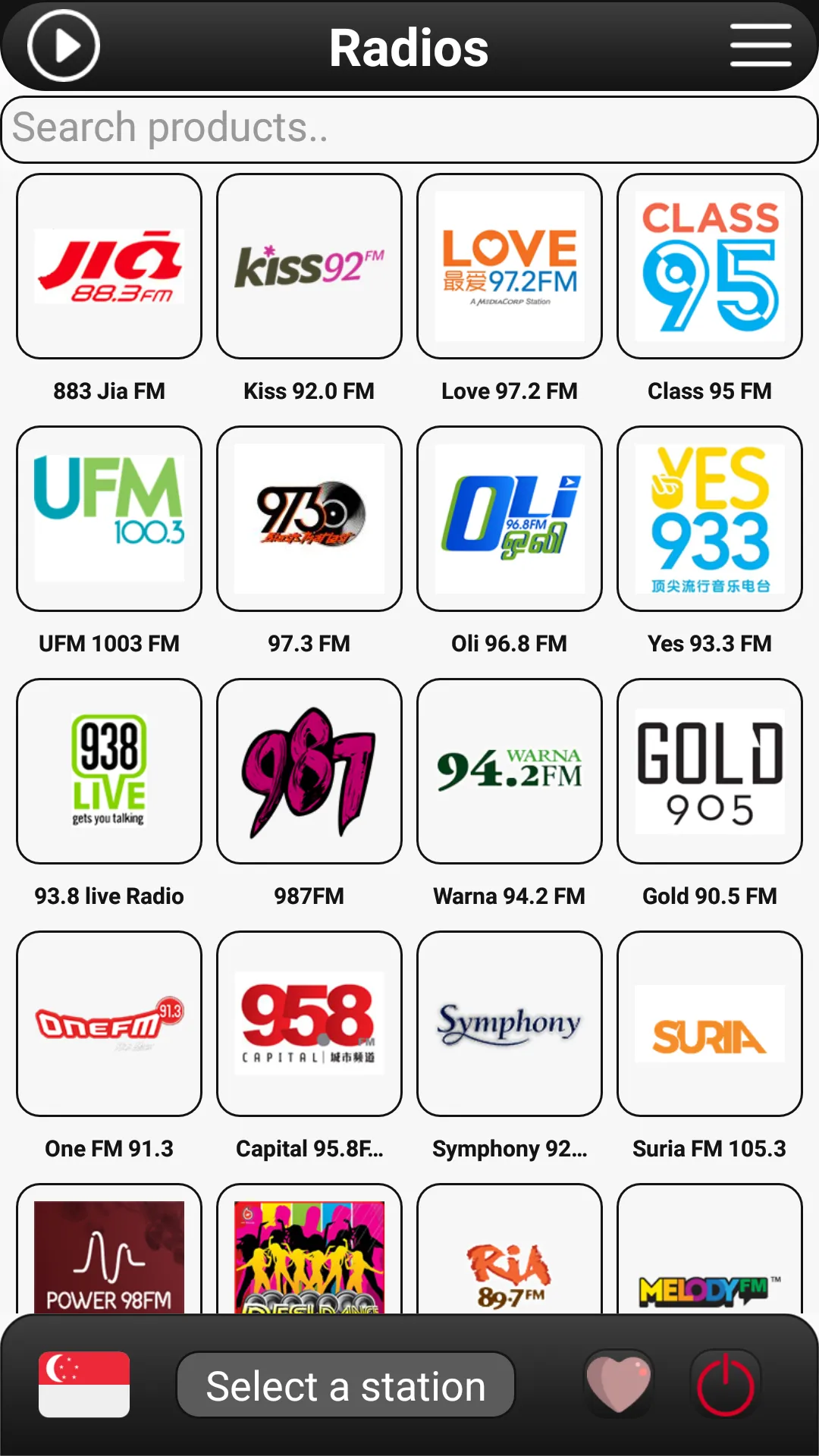 Singapore Radio FM | Indus Appstore | Screenshot