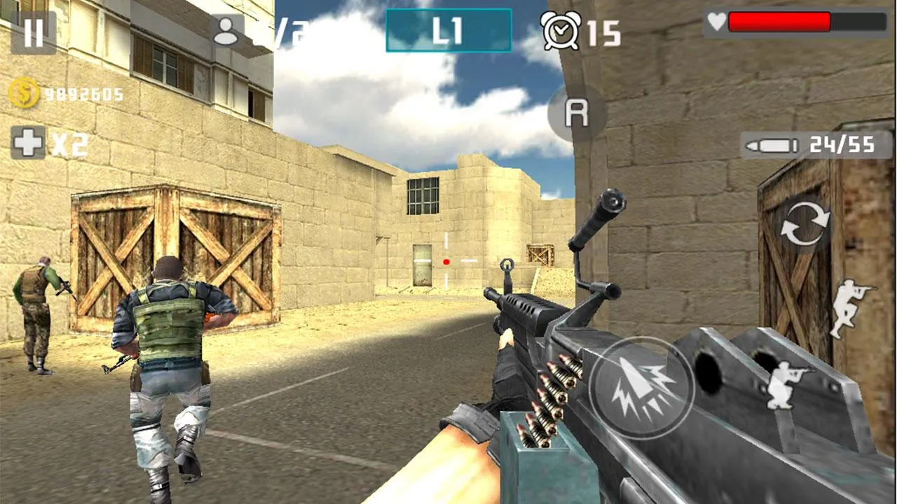 Gun Shot Fire War | Indus Appstore | Screenshot