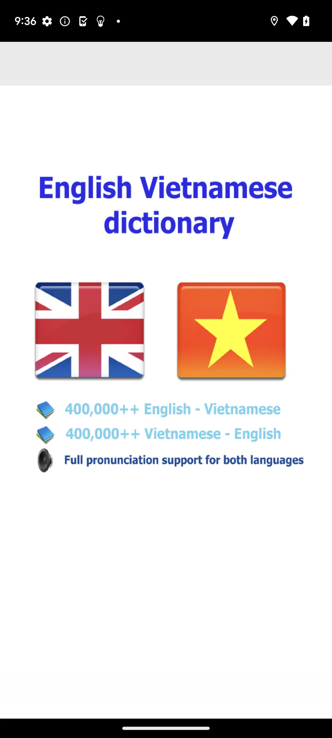 Vietnamese dict | Indus Appstore | Screenshot