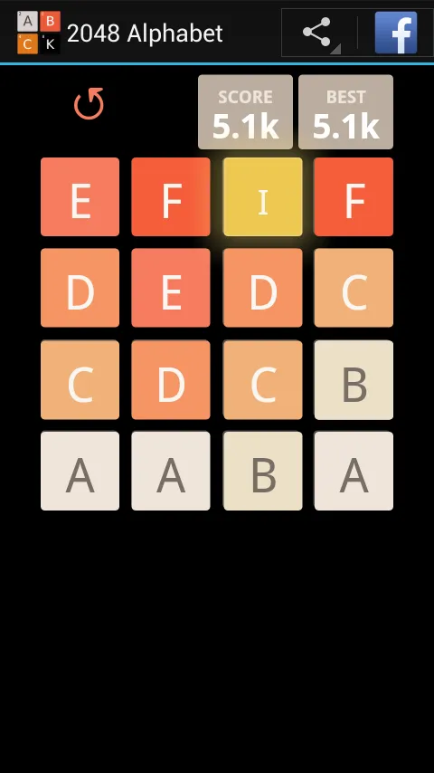 2048 Alphabet | Indus Appstore | Screenshot