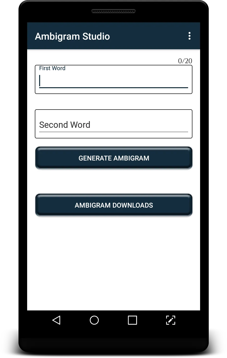 Ambigram Studio 3.0 | Indus Appstore | Screenshot