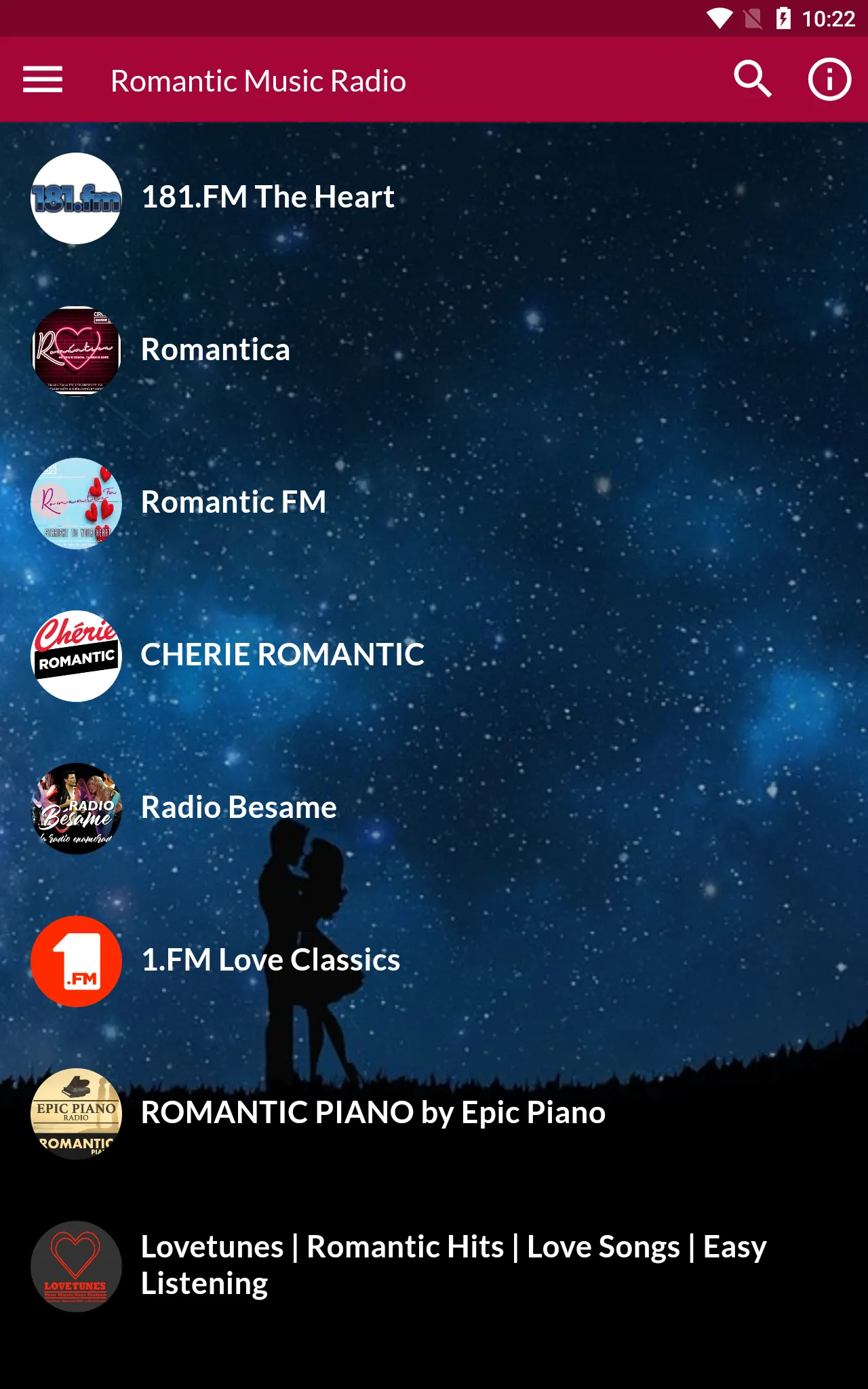 Romantic Music Radio - Ballads | Indus Appstore | Screenshot