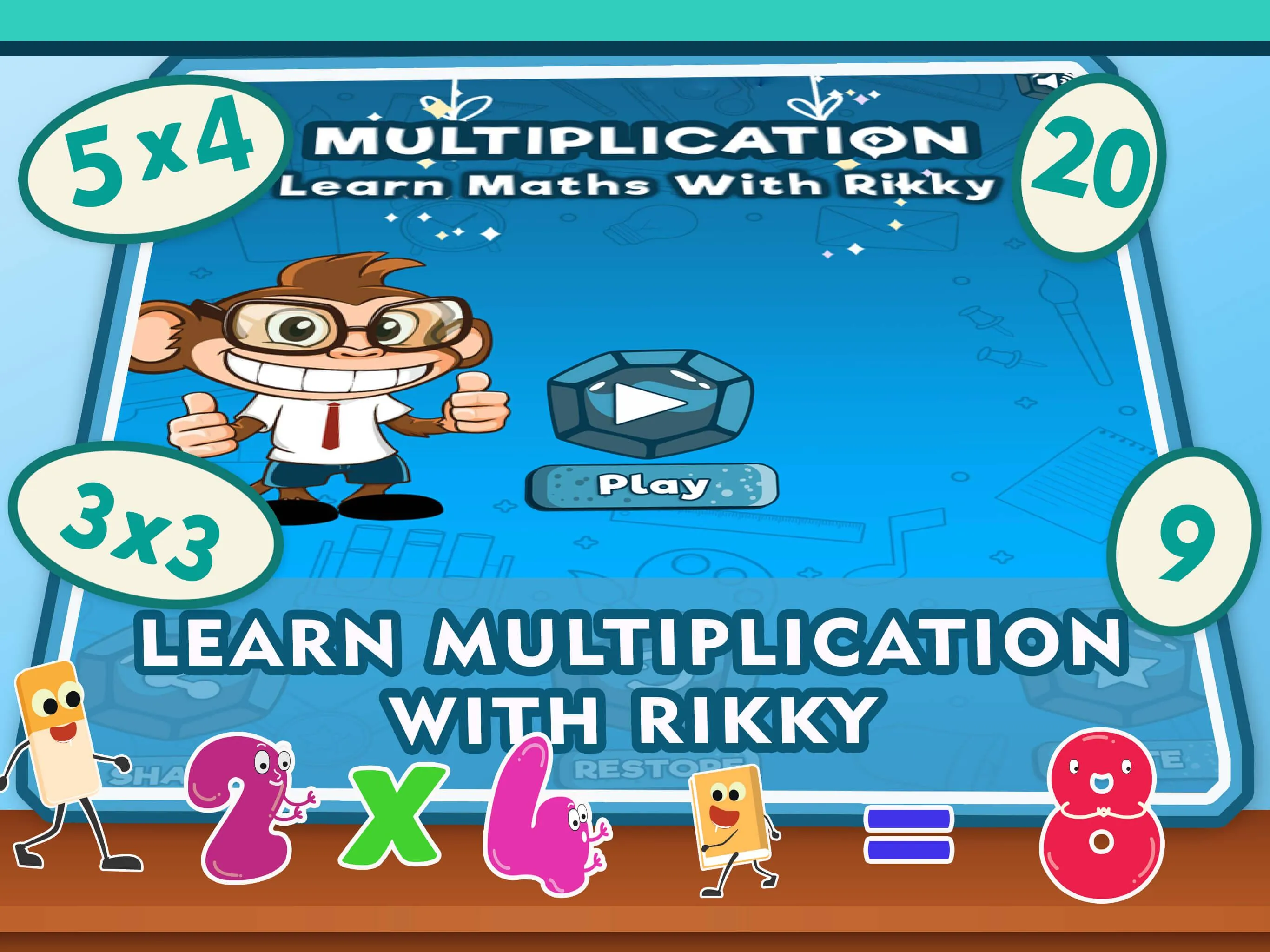 Math Multiplication Quiz Games | Indus Appstore | Screenshot