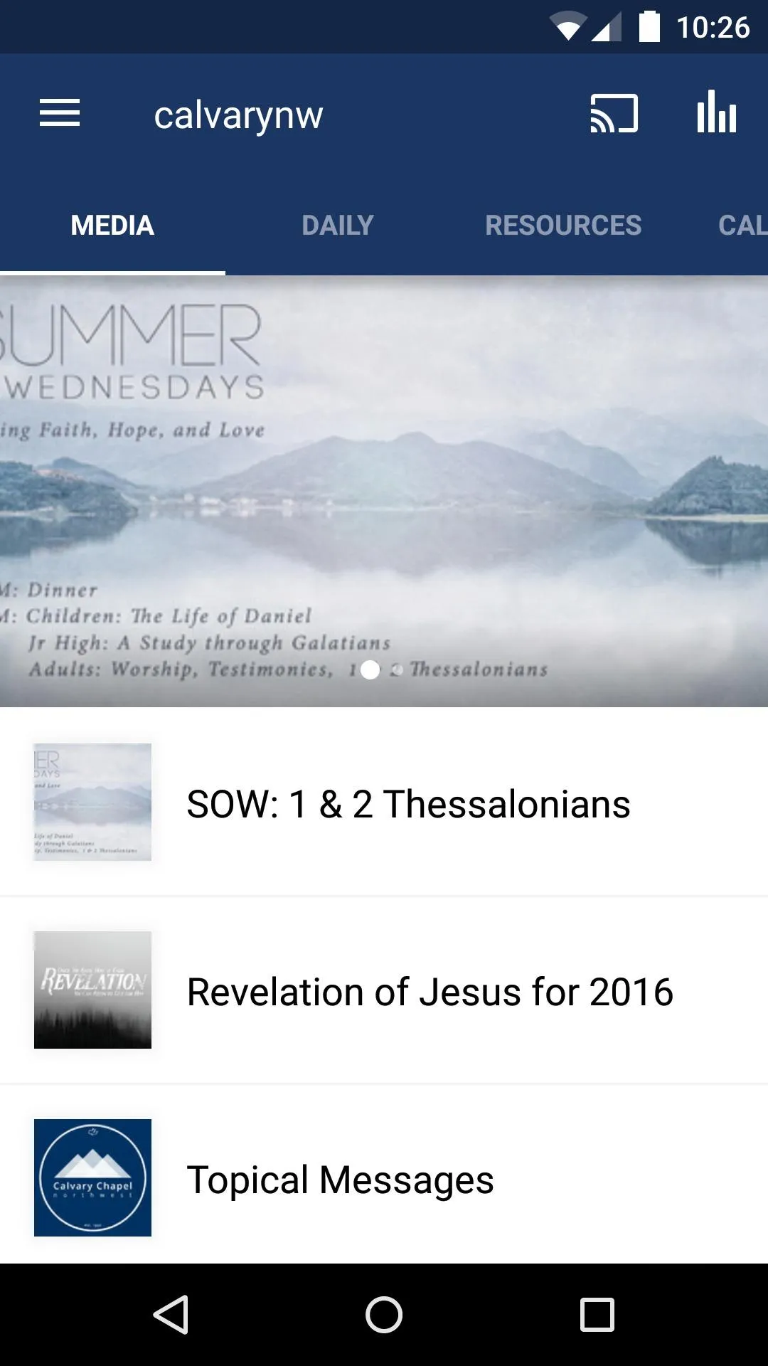 Calvary Chapel Northwest | Indus Appstore | Screenshot