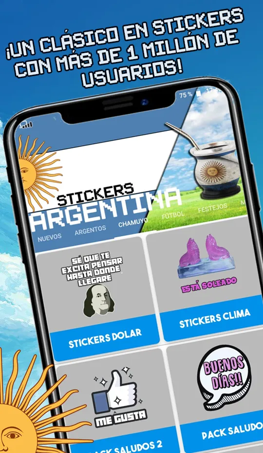 Argentine Stickers | Indus Appstore | Screenshot