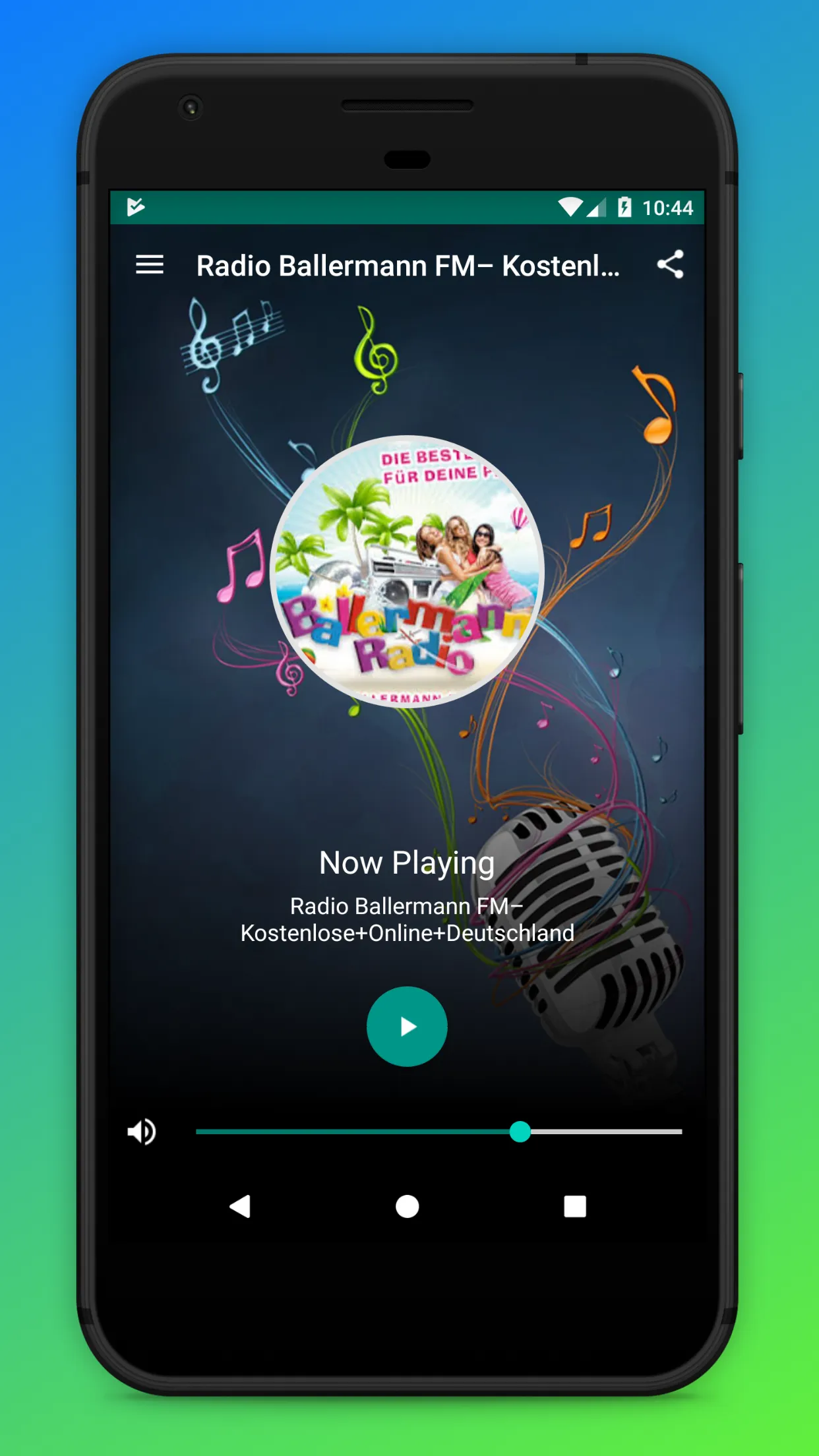 Ballermann Radio App DE Online | Indus Appstore | Screenshot