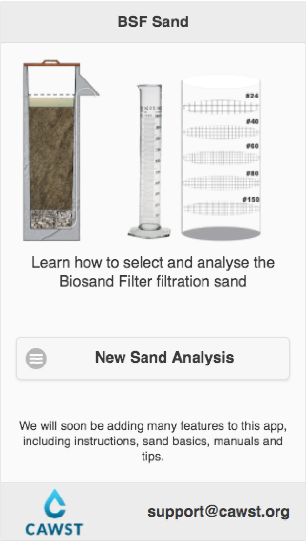 Biosand Filter Sand (BSF) | Indus Appstore | Screenshot