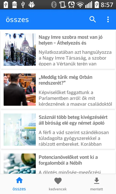 Népszava | Indus Appstore | Screenshot