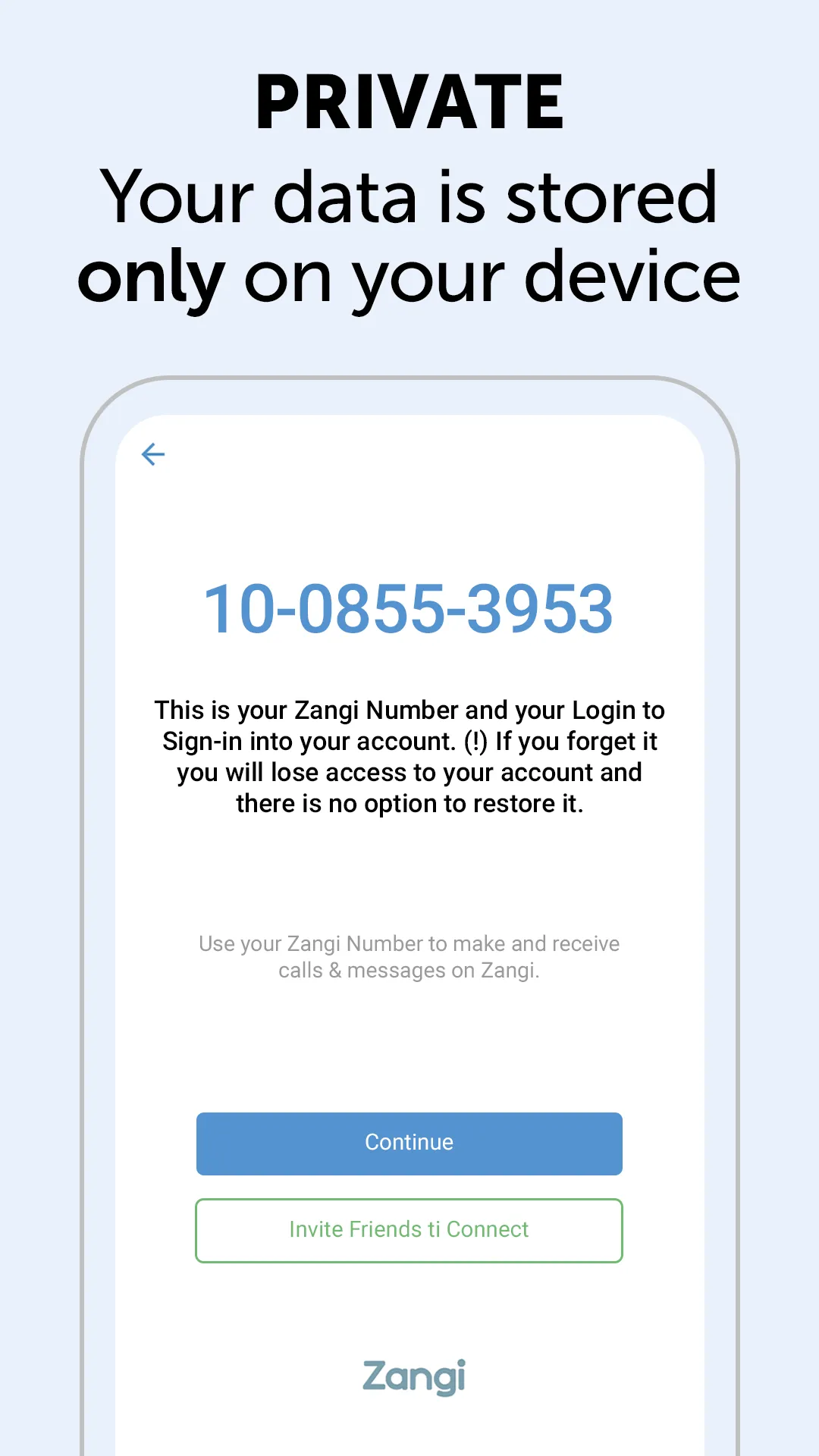 Zangi Private Messenger | Indus Appstore | Screenshot