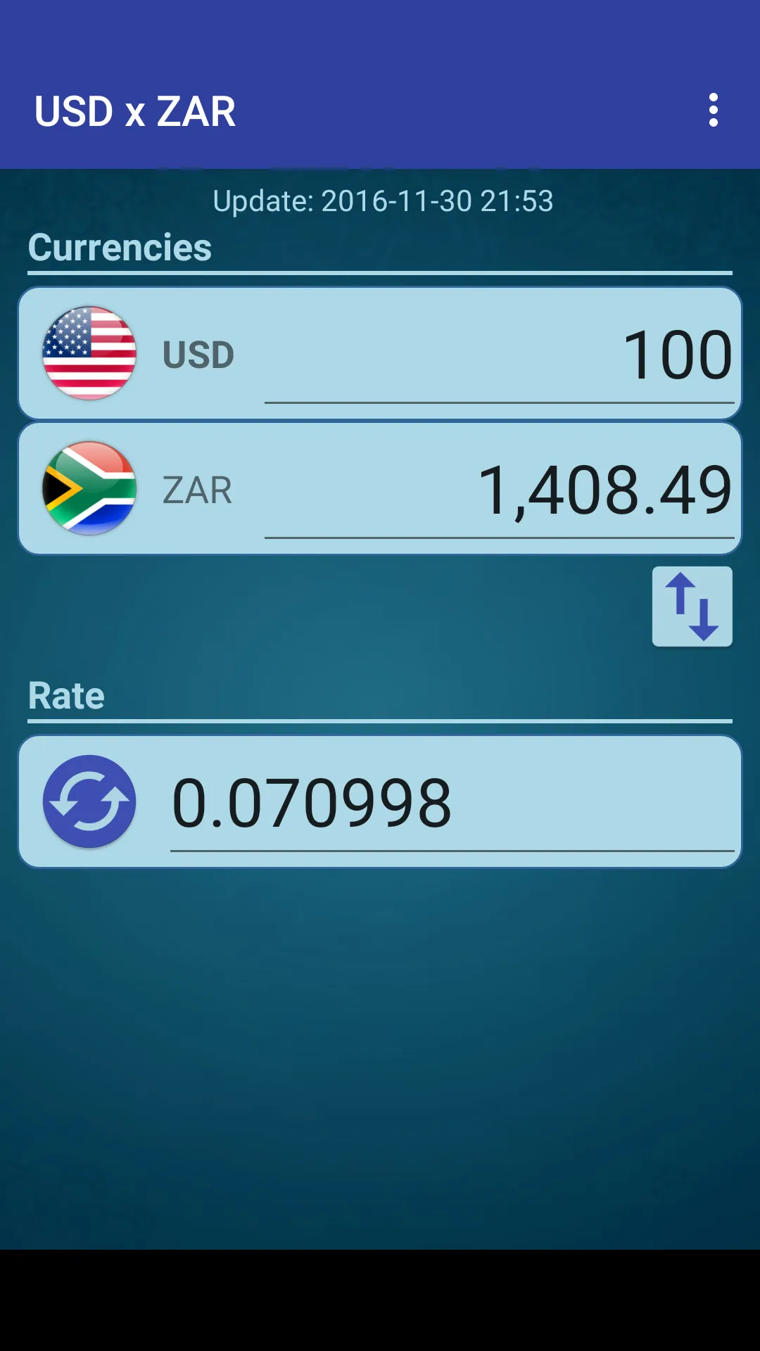 US Dollar x South African Rand | Indus Appstore | Screenshot