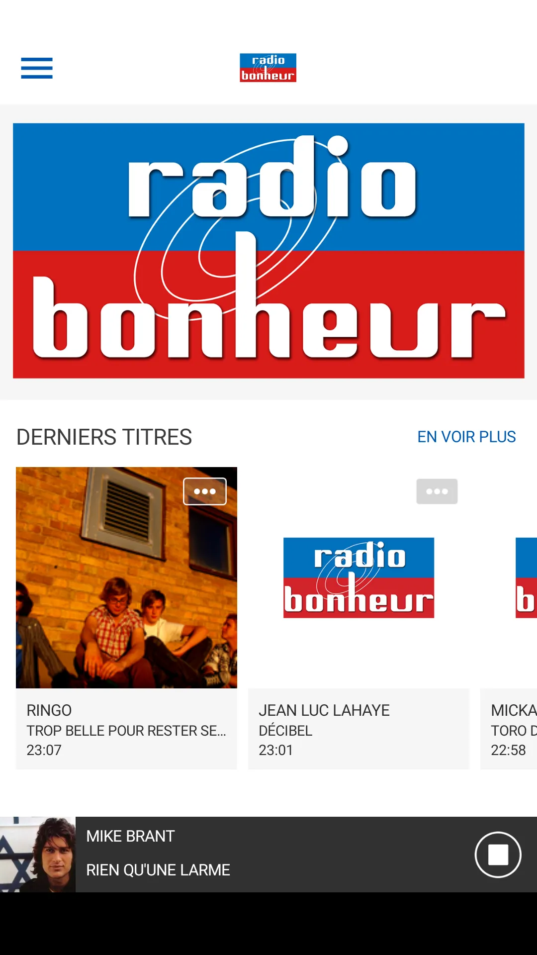 Radio Bonheur | Indus Appstore | Screenshot