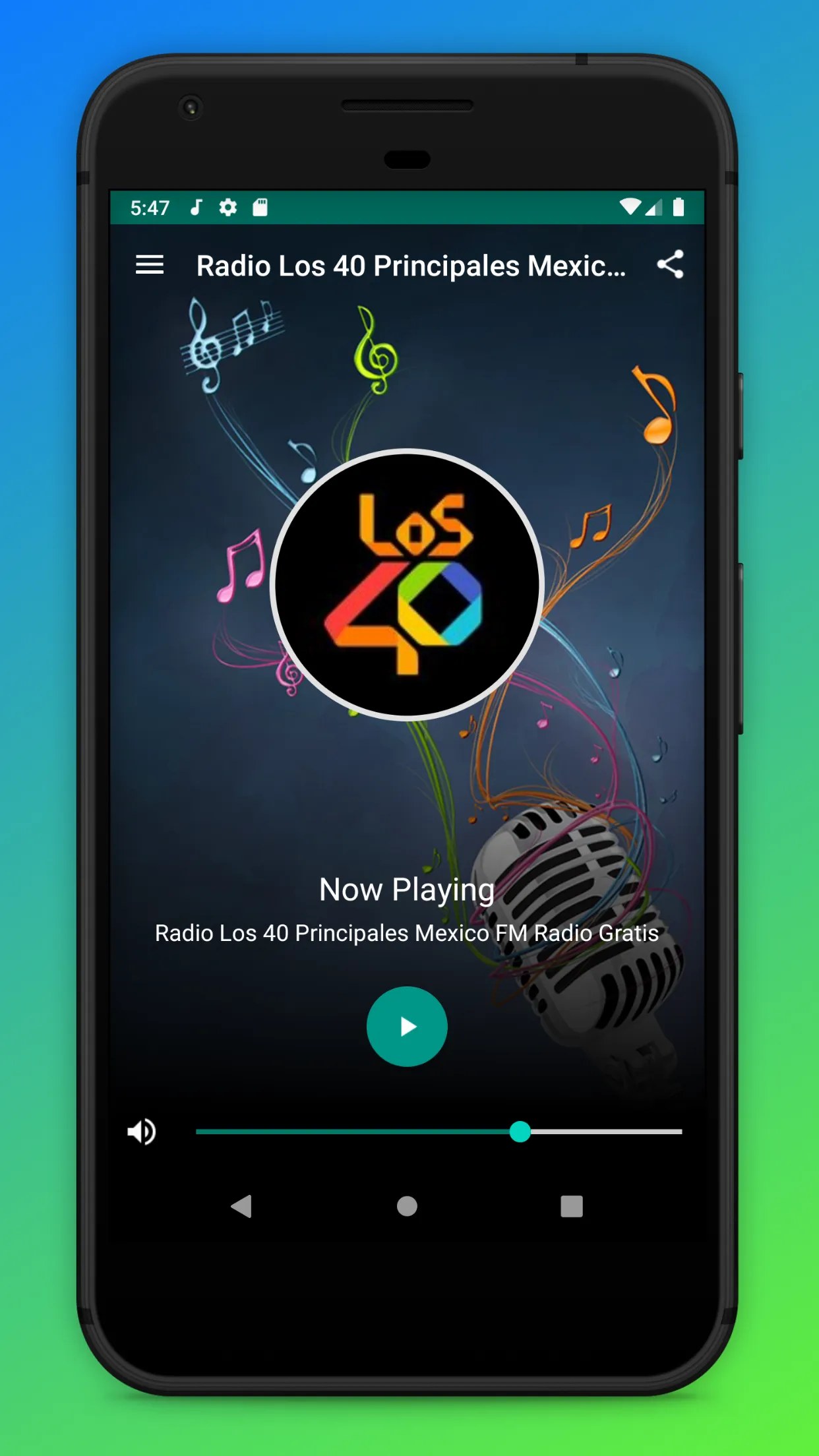 Los 40 Principales Radio Mexic | Indus Appstore | Screenshot