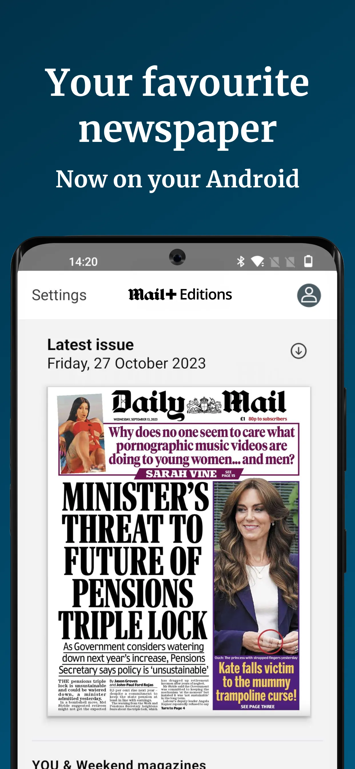 Daily Mail Newspaper | Indus Appstore | Screenshot