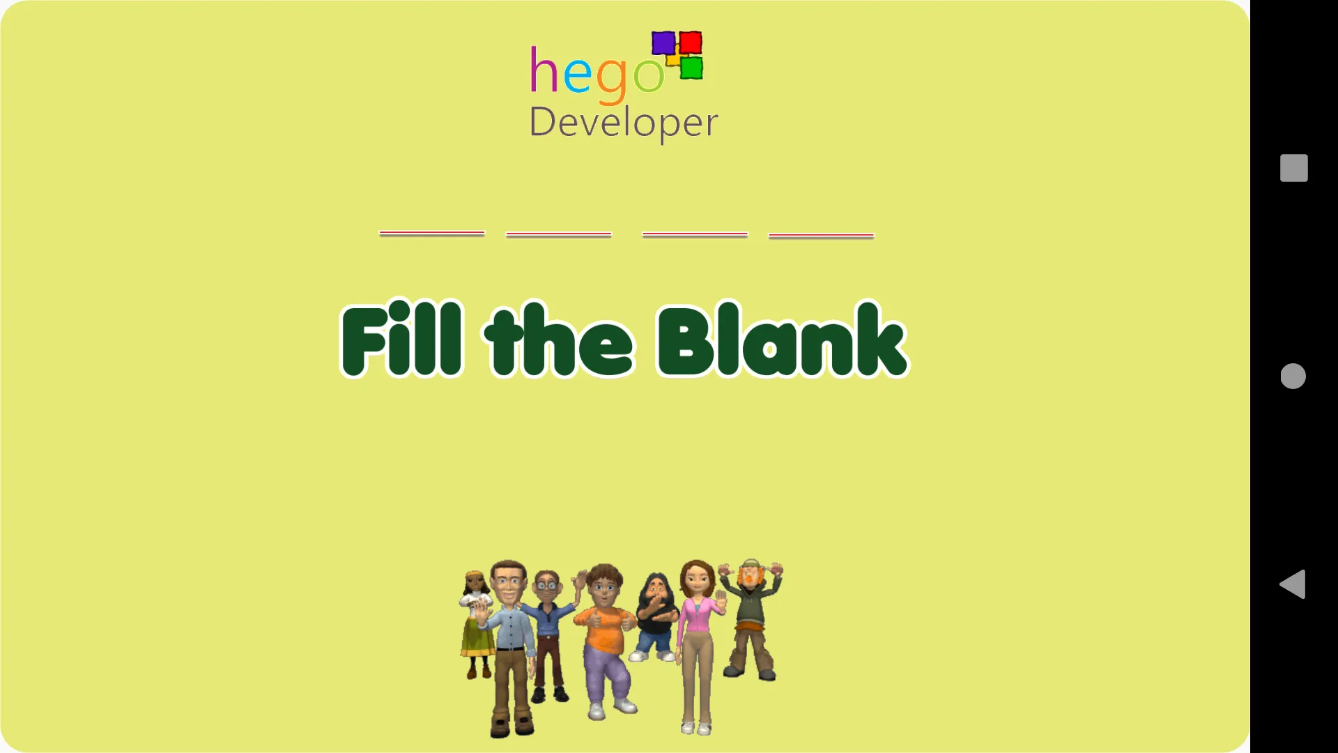 Fill the blanks for Kids. | Indus Appstore | Screenshot