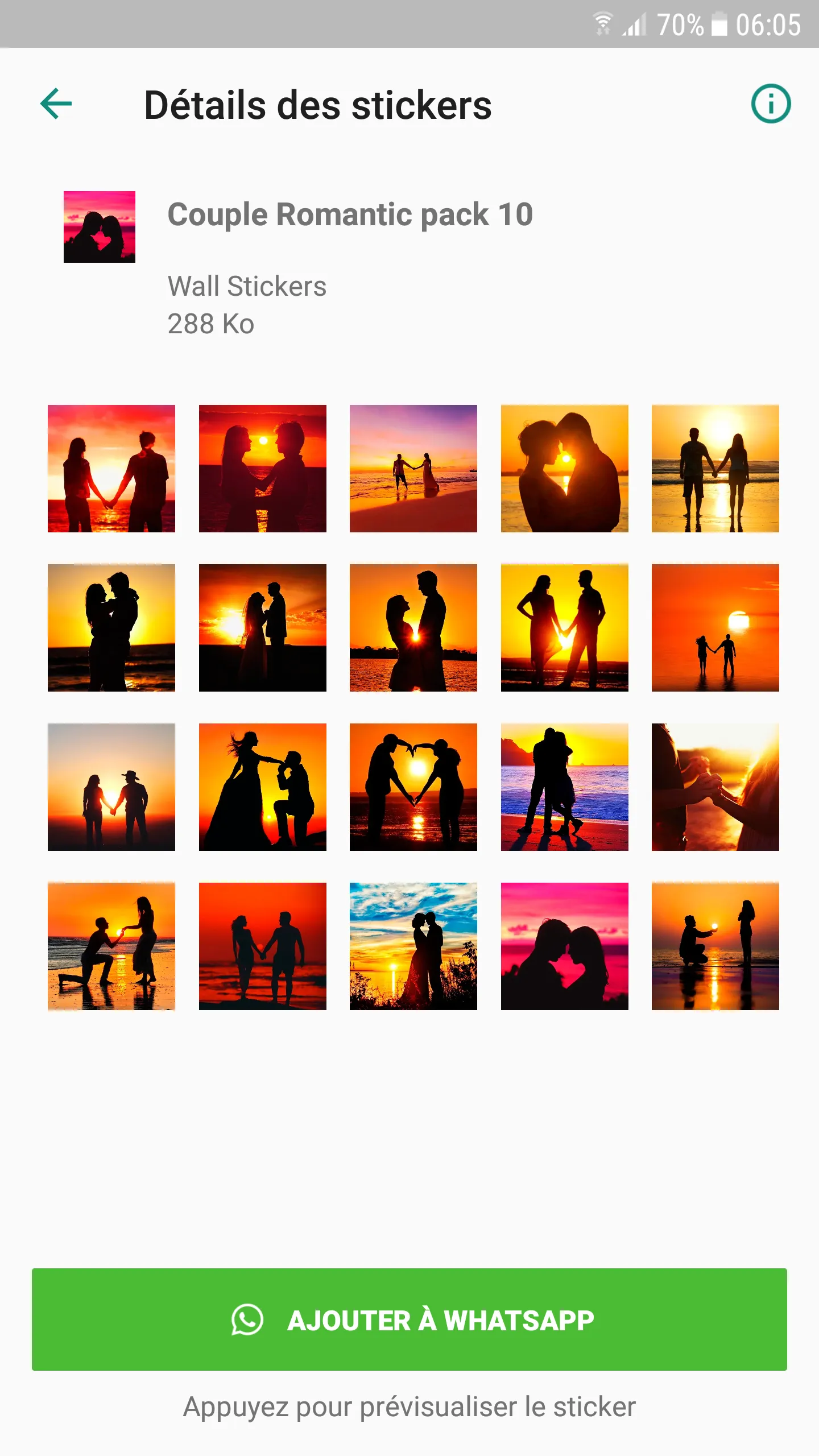 Romantic Stickers for Whatsapp | Indus Appstore | Screenshot