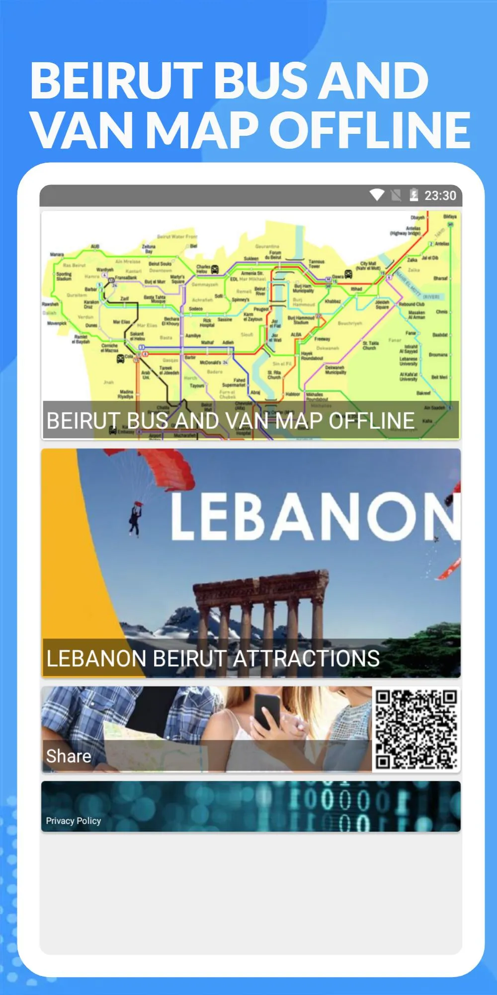 BEIRUT BUS AND VAN MAP OFFLINE | Indus Appstore | Screenshot