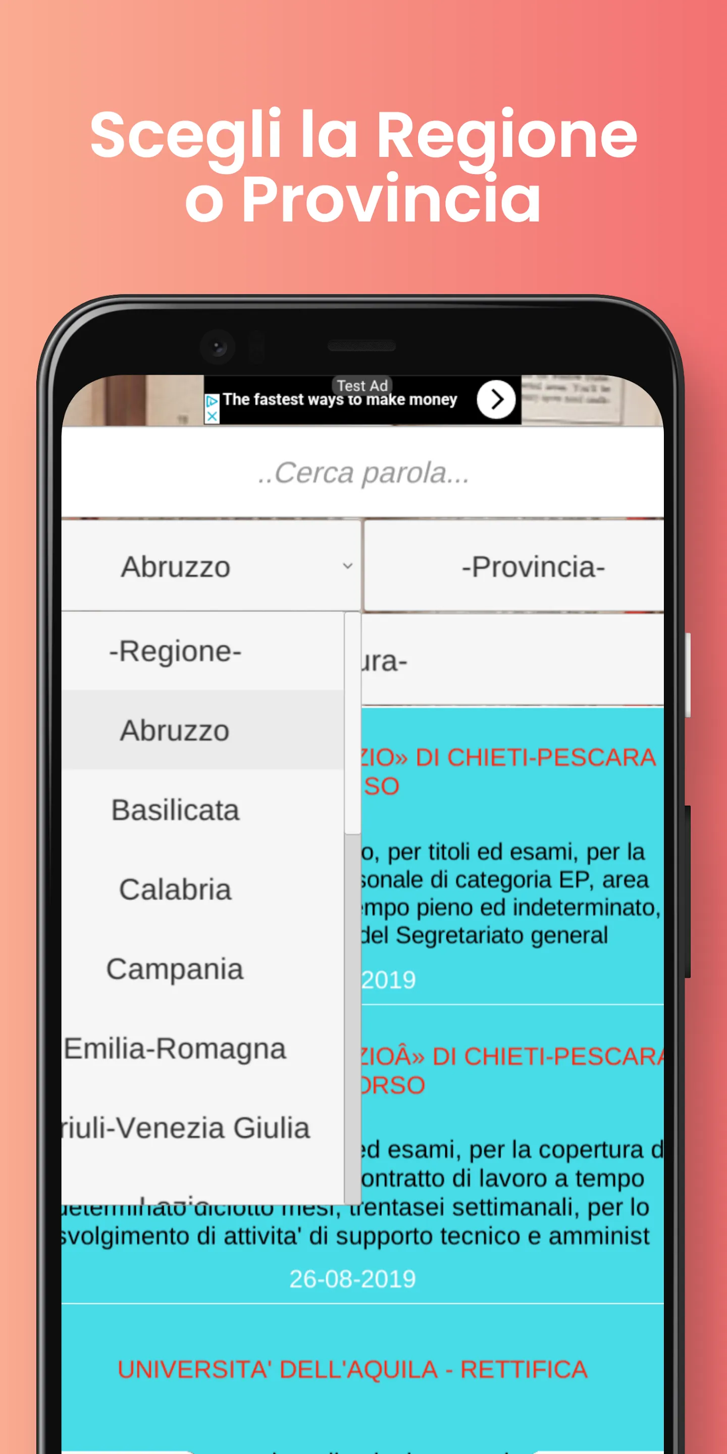 Avviso concorso-Cerca i bandi | Indus Appstore | Screenshot