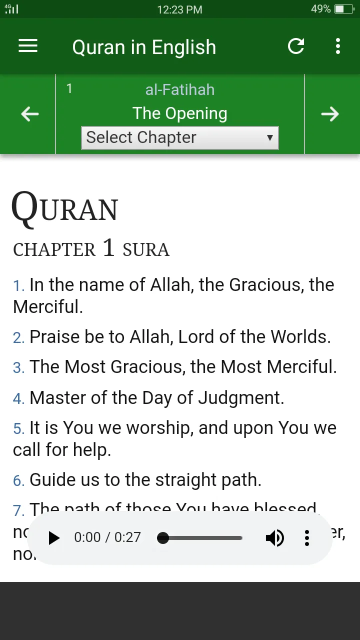 Quran In English Audio | Indus Appstore | Screenshot