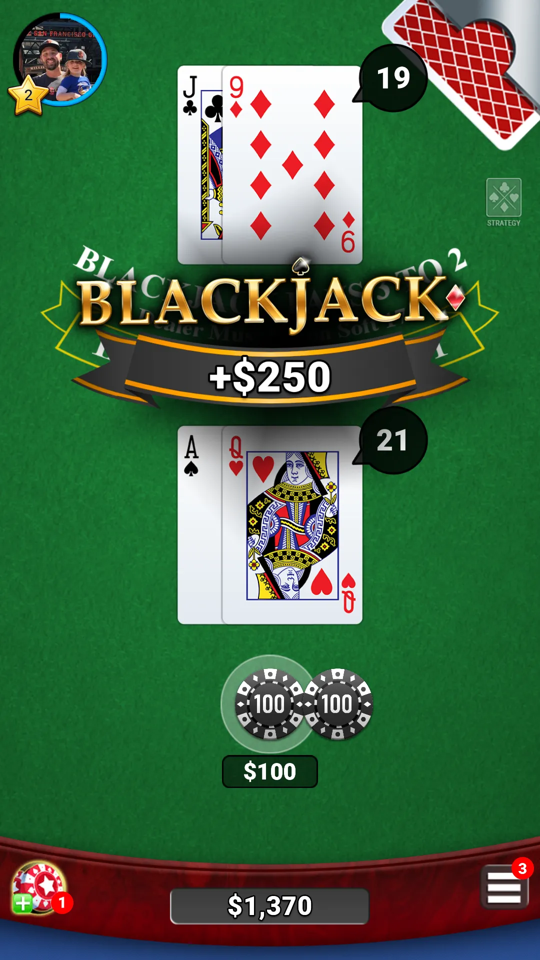 Blackjack 21 Casino Card Game | Indus Appstore | Screenshot