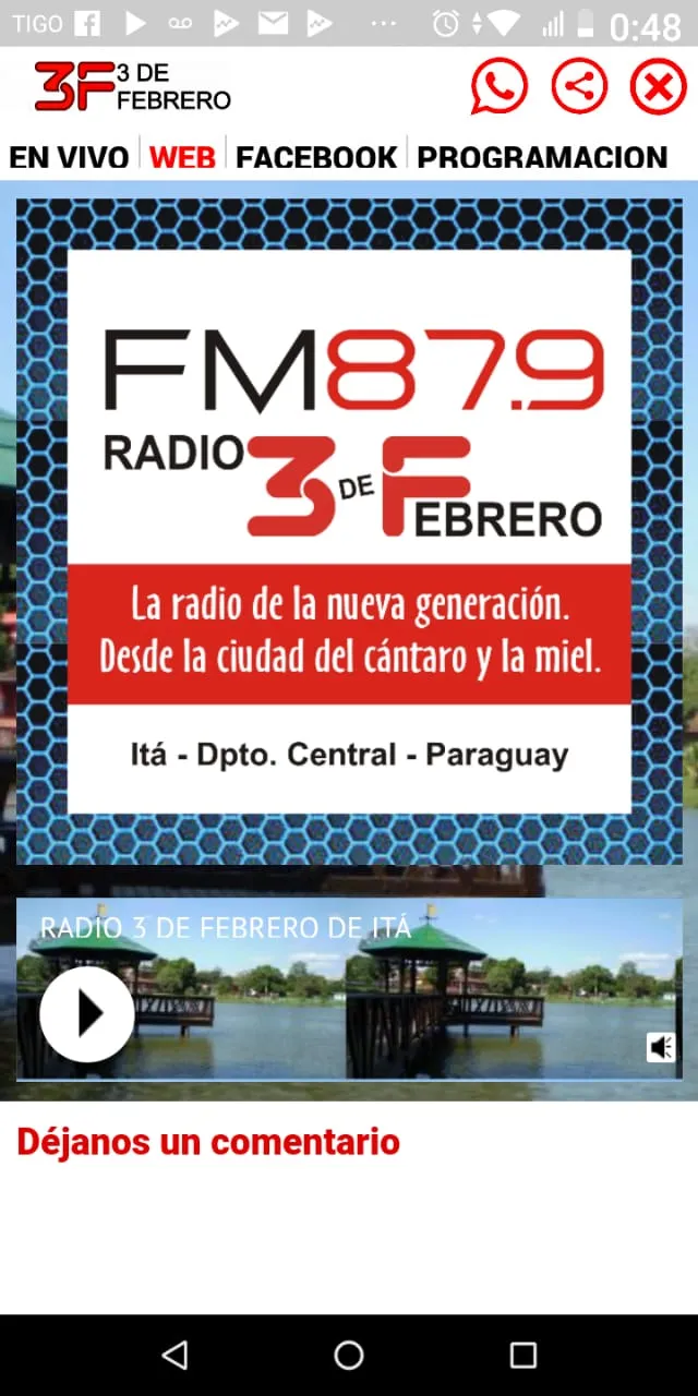 Radio 3 de Febrero FM 87.9 | Indus Appstore | Screenshot